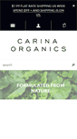 Mobile Screenshot of carinaorganics.com